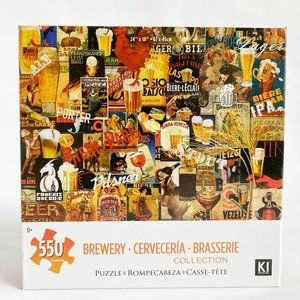 550 Pieces Puzzle Vintage Beer Brewery Collection